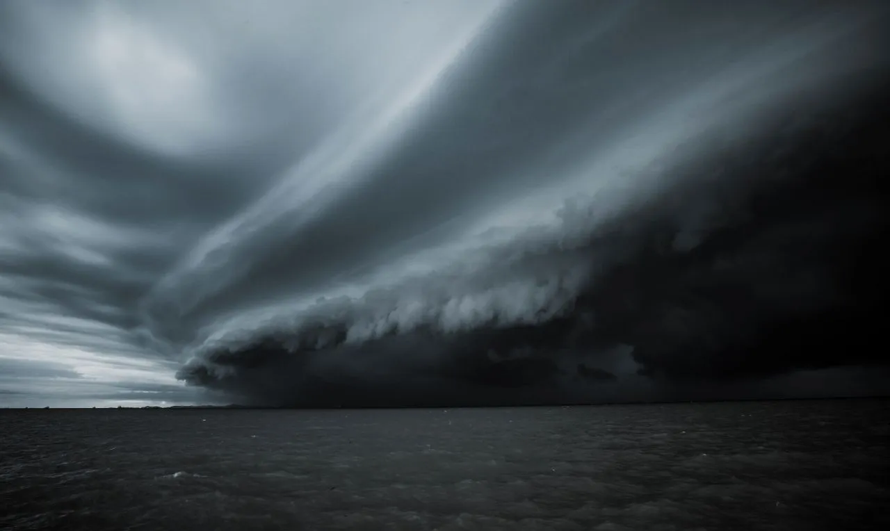 o mapa mostra as &aacute;reas avan&ccedil;o de chuva intensa